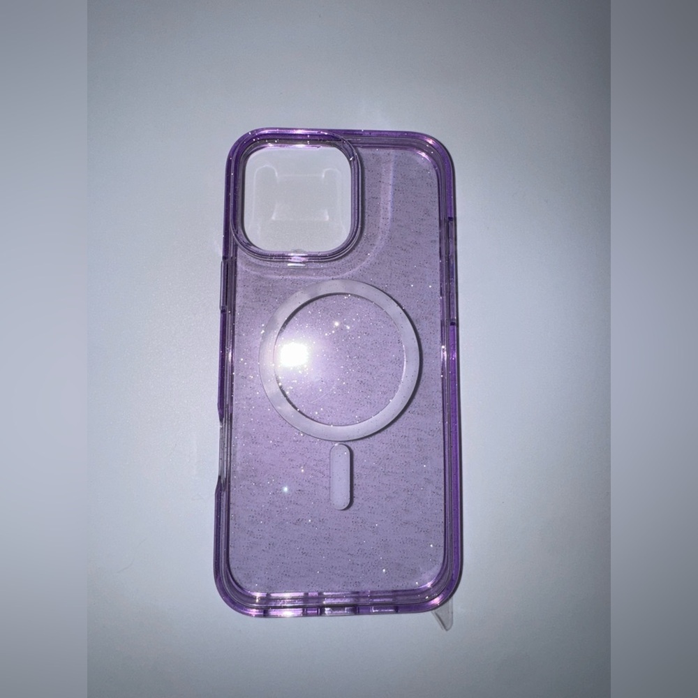 Elegant Purple Glitter Phone Case